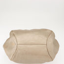 Salvatore Ferragamo Gancini Marissa Tote Bag Leather Beige Silver Auth bs30081-6