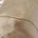 Salvatore Ferragamo Gancini Marissa Tote Bag Leather Beige Silver Auth bs30081-16