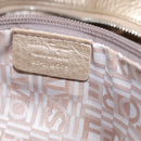 Salvatore Ferragamo Gancini Marissa Tote Bag Leather Beige Silver Auth bs30081-12