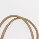 Salvatore Ferragamo Gancini Marissa Tote Bag Leather Beige Silver Auth bs30081-14