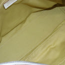 Salvatore Ferragamo Gancini Marissa Tote Bag Leather White Silver Auth bs30082-11