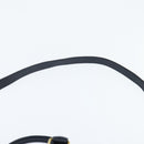 SAINT LAURENT Mini Boston Bag Leather 2way Navy Gold Auth bs30084-15