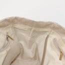 CHANEL New Travel Line Tote Bag Nylon Beige Gold CC Auth bs30087-20