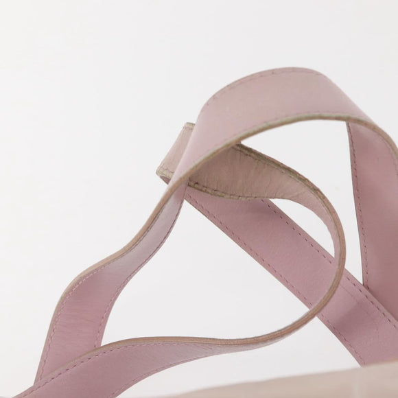 CHANEL New Travel Line Tote Bag Nylon Pink CC Auth bs30088