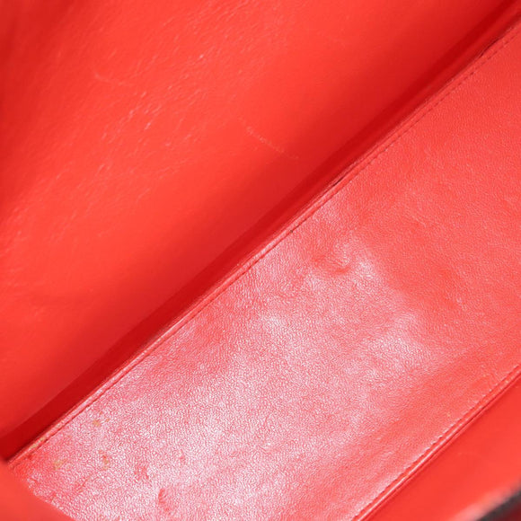 CHANEL Tote Bag Cotton Purple Black CC Auth bs30089