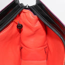 CHANEL Tote Bag Cotton Purple Black CC Auth bs30089-19