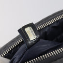 CHANEL Cococoon Shoulder Bag Nylon Gray Silver CC Auth bs30090-12