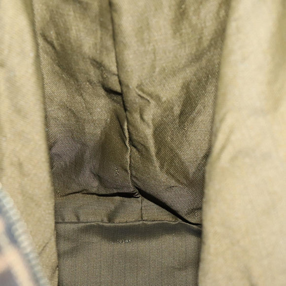 FENDI Zucca Canvas Boston Bag Black Brown Auth bs30091