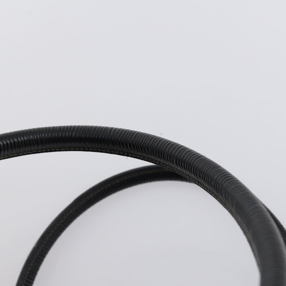 FENDI Zucca Canvas Boston Bag Black Brown Auth bs30091