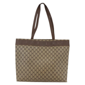 GUCCI GG Supreme Tote Bag PVC Beige 156 02 109 Auth bs30092 - 0