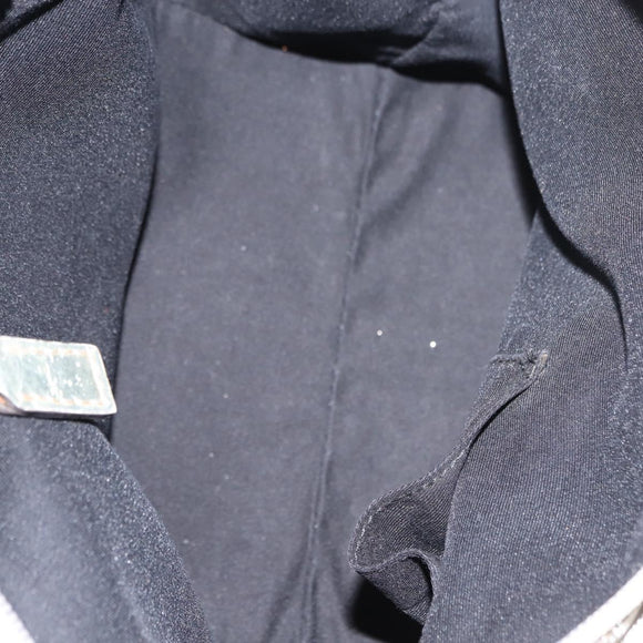 GUCCI GG Canvas Sherry Line Tote Bag Silver 131228 Auth bs30093