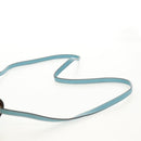 LOEWE Gate Bag Mini Shoulder Bag straw Beige Light Blue Auth bs30097A-14