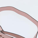 FENDI Dot Com Hand Bag Leather 2way Pink Silver Auth bs30098-15