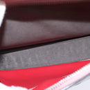 FENDI Dot Com Hand Bag Leather 2way Pink Silver Auth bs30098-10