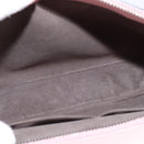 FENDI Dot Com Hand Bag Leather 2way Pink Silver Auth bs30098-22