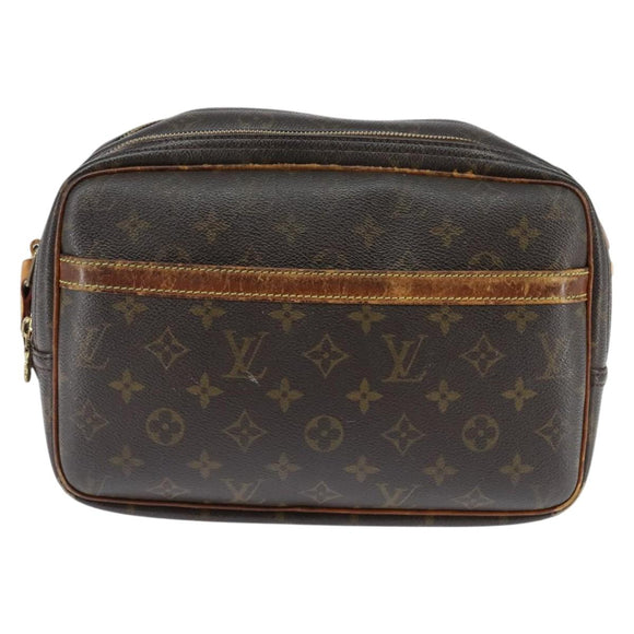 LOUIS VUITTON Monogram Reporter PM Shoulder Bag M45254 LV Auth bs30099