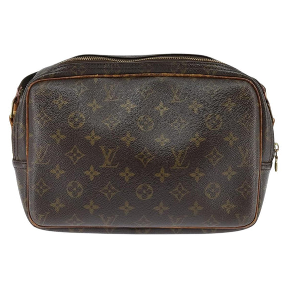 LOUIS VUITTON Monogram Reporter PM Shoulder Bag M45254 LV Auth bs30099