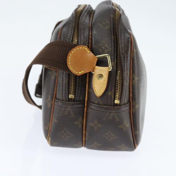 LOUIS VUITTON Monogram Reporter PM Shoulder Bag M45254 LV Auth bs30099