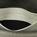 FENDI Micro Bucket Monster Shoulder Bag Leather 2way White Silver Auth bs30100-12