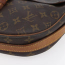 LOUIS VUITTON Monogram Jeune Fille GM Shoulder Bag M51225 LV Auth bs30105-14