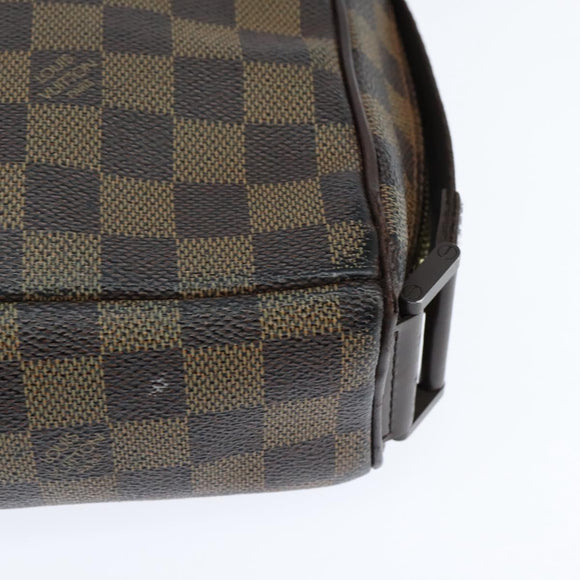 LOUIS VUITTON Damier Ebene Olaf PM Shoulder Bag N41442 LV Auth bs30109