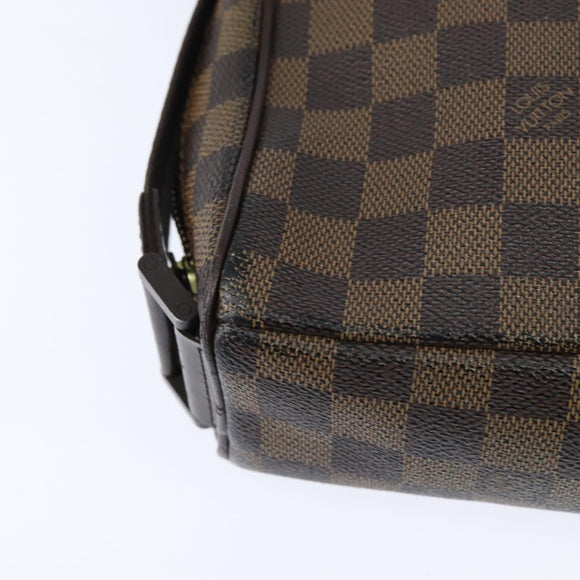 LOUIS VUITTON Damier Ebene Olaf PM Shoulder Bag N41442 LV Auth bs30109