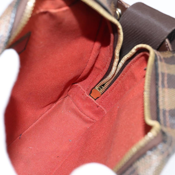 LOUIS VUITTON Damier Ebene Olaf PM Shoulder Bag N41442 LV Auth bs30109