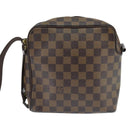 LOUIS VUITTON Damier Ebene Olaf PM Shoulder Bag N41442 LV Auth bs30109-2