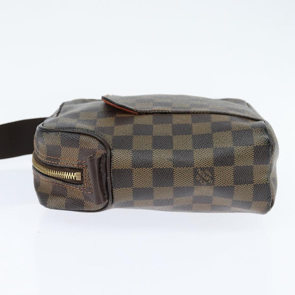 LOUIS VUITTON Damier Ebene Olaf PM Shoulder Bag N41442 LV Auth bs30109