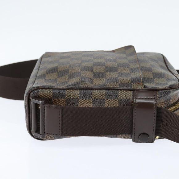 LOUIS VUITTON Damier Ebene Olaf PM Shoulder Bag N41442 LV Auth bs30109