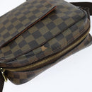 LOUIS VUITTON Damier Ebene Olaf PM Shoulder Bag N41442 LV Auth bs30109-6