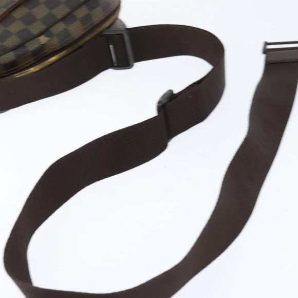 LOUIS VUITTON Damier Ebene Olaf PM Shoulder Bag N41442 LV Auth bs30109