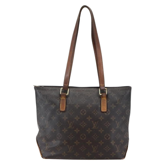 LOUIS VUITTON Monogram Cabas Piano Tote Bag M51148 LV Auth bs30110