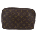 LOUIS VUITTON Monogram Trousse Toilette 23 Clutch Bag M47524 LV Auth bs30111-2