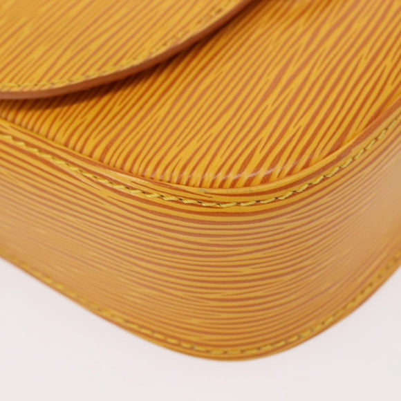 LOUIS VUITTON Epi Saint Cloud PM Shoulder Bag Yellow M52219 LV Auth bs30112