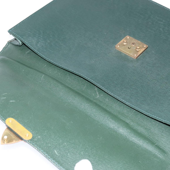 LOUIS VUITTON Taiga ServietteKourad Business Bag Epicea T16786 LV Auth bs30113