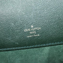 LOUIS VUITTON Taiga ServietteKourad Business Bag Epicea T16786 LV Auth bs30113-18