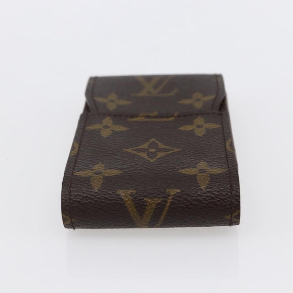LOUIS VUITTON Monogram Etui Cigarette Case M63024 LV Auth bs30114