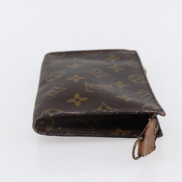 LOUIS VUITTON Monogram Bucket PM Accessory Pouch LV Auth bs30116