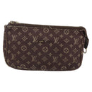 LOUIS VUITTON Monogram Idylle Mini Pochette Pouch Fuzan M62997 LV Auth bs30118-13