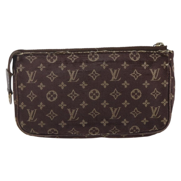 LOUIS VUITTON Monogram Idylle Mini Pochette Pouch Fuzan M62997 LV Auth bs30118