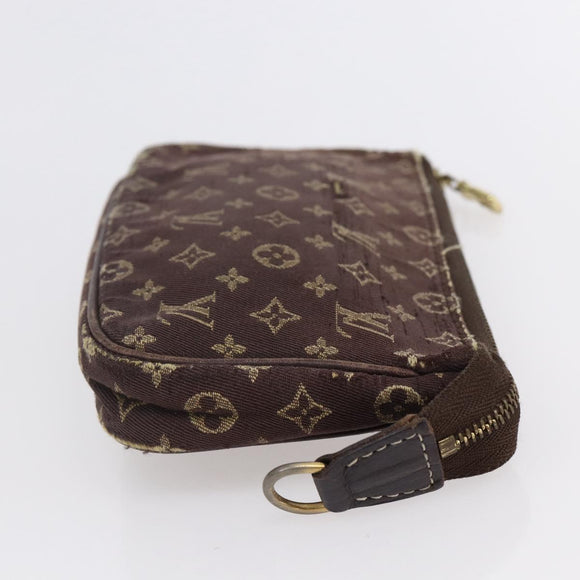 LOUIS VUITTON Monogram Idylle Mini Pochette Pouch Fuzan M62997 LV Auth bs30118