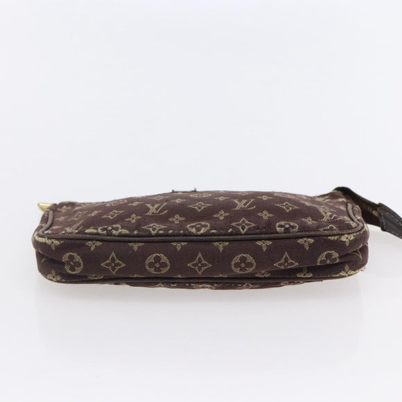 LOUIS VUITTON Monogram Idylle Mini Pochette Pouch Fuzan M62997 LV Auth bs30118