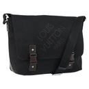 LOUIS VUITTON Damier Geant Roux Shoulder Bag Black M93079 LV Auth bs30119-1