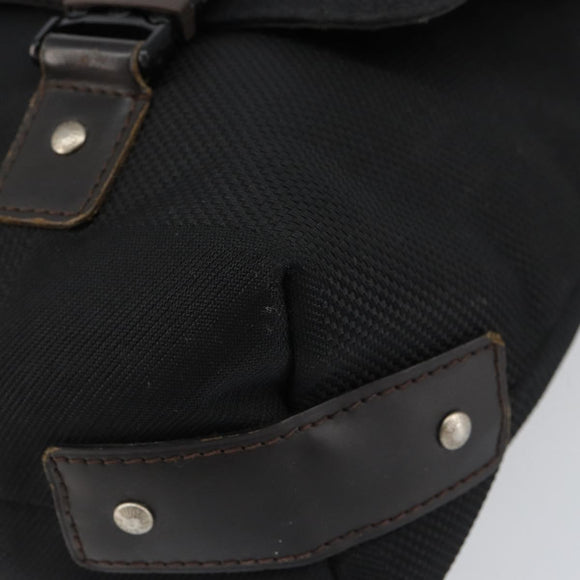 LOUIS VUITTON Damier Geant Roux Shoulder Bag Black M93079 LV Auth bs30119