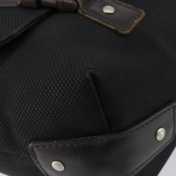 LOUIS VUITTON Damier Geant Roux Shoulder Bag Black M93079 LV Auth bs30119