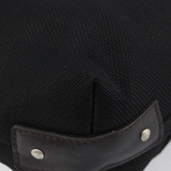 LOUIS VUITTON Damier Geant Roux Shoulder Bag Black M93079 LV Auth bs30119