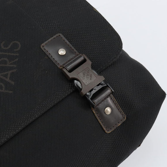 LOUIS VUITTON Damier Geant Roux Shoulder Bag Black M93079 LV Auth bs30119