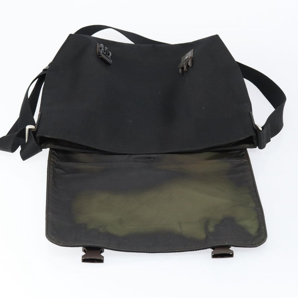 LOUIS VUITTON Damier Geant Roux Shoulder Bag Black M93079 LV Auth bs30119