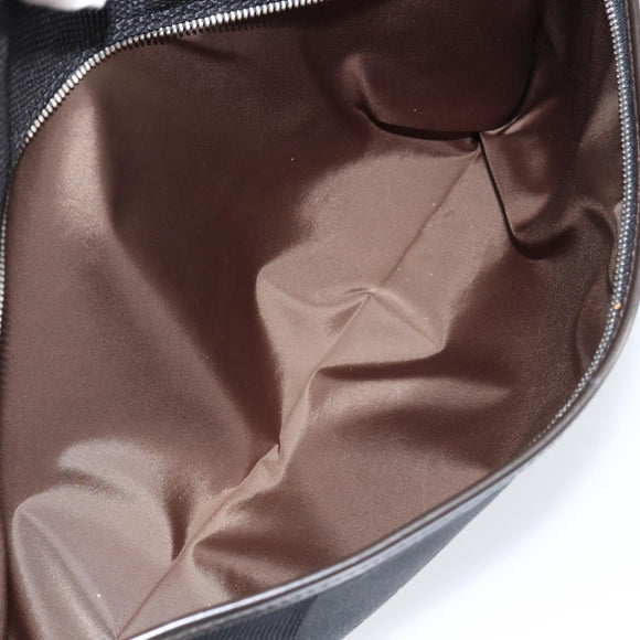 LOUIS VUITTON Damier Geant Roux Shoulder Bag Black M93079 LV Auth bs30119